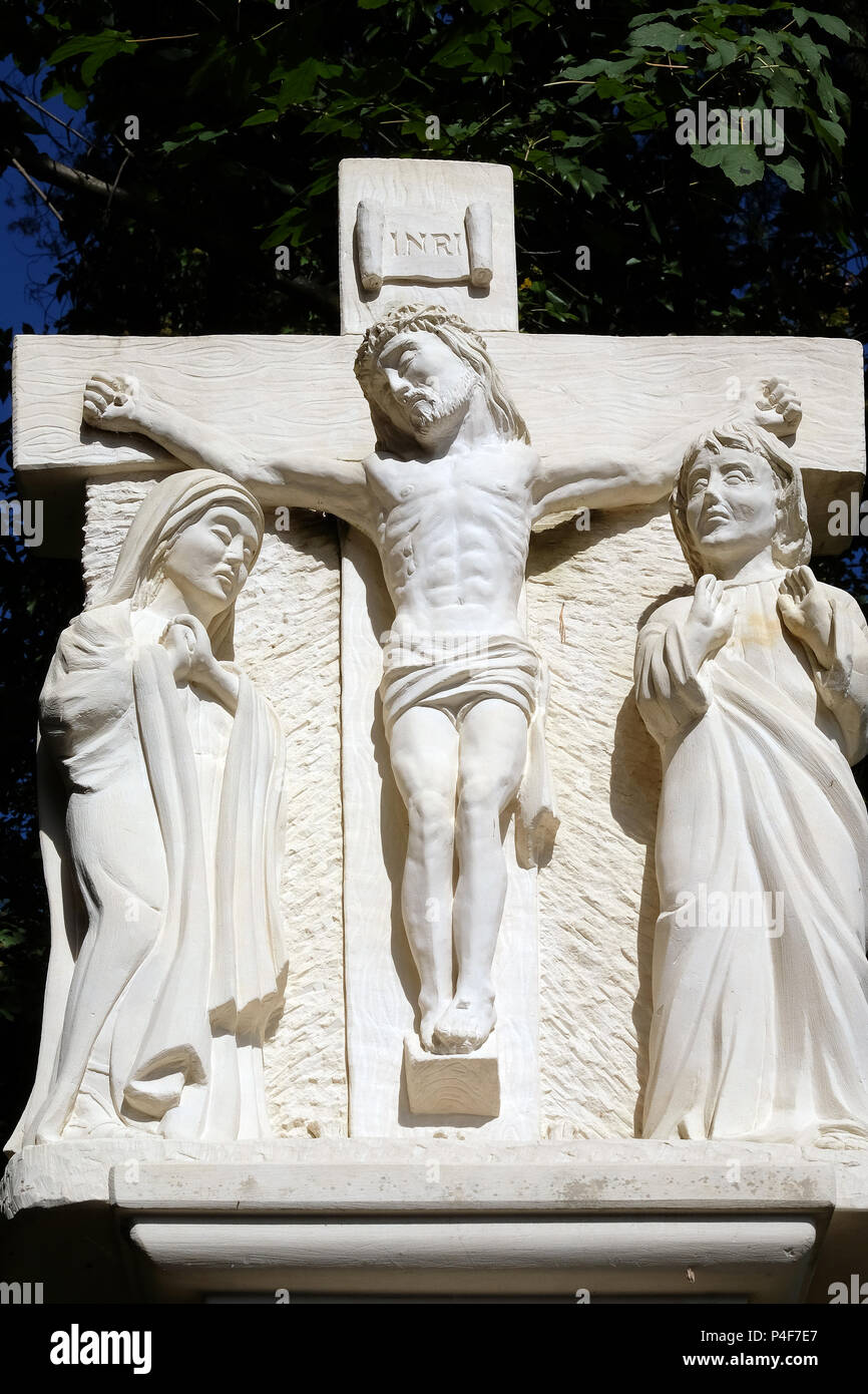 La crucifixion et la mort de Jésus Christ, à la manière de Marie