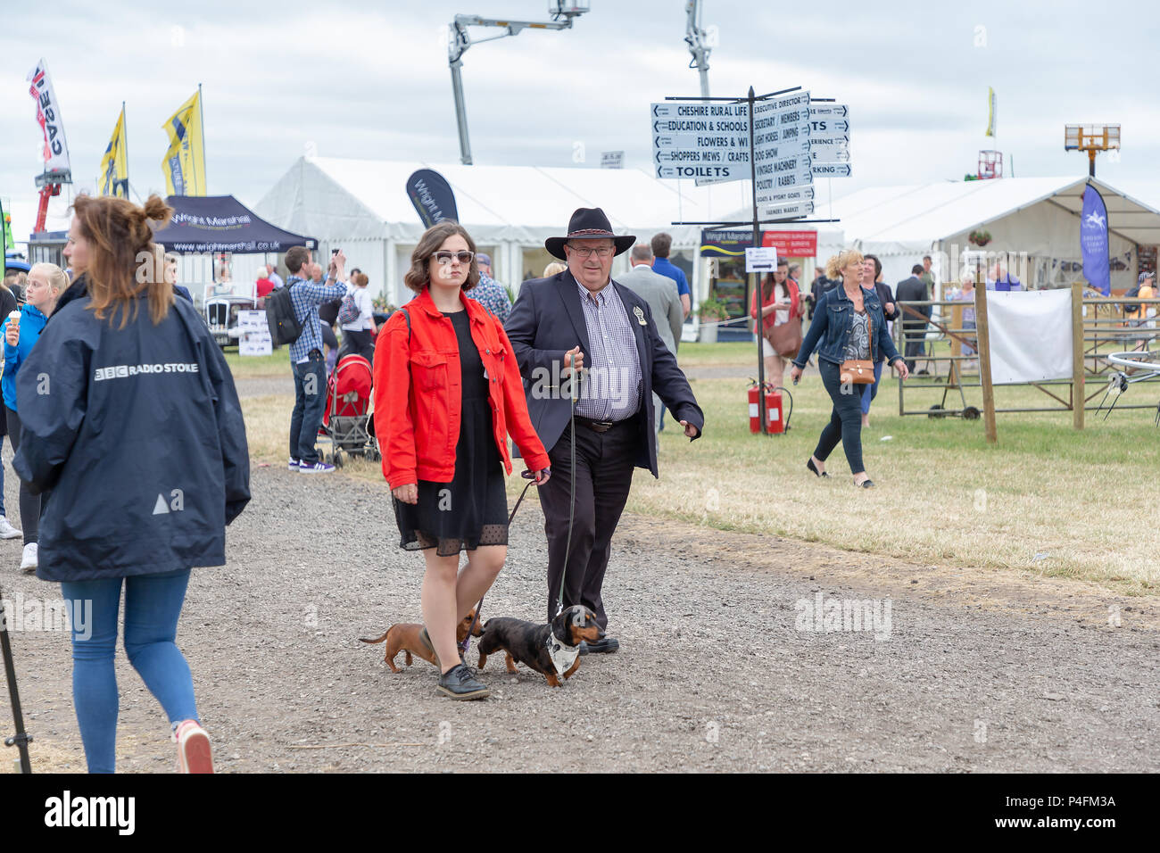 19 & 20 Juin 2018 - Le Cheshire Showground de Clay House Farm Flittogate Lane, Londres a accueilli la 2018 Cheshire Comté Royal Show. Le spectacle est ab Banque D'Images