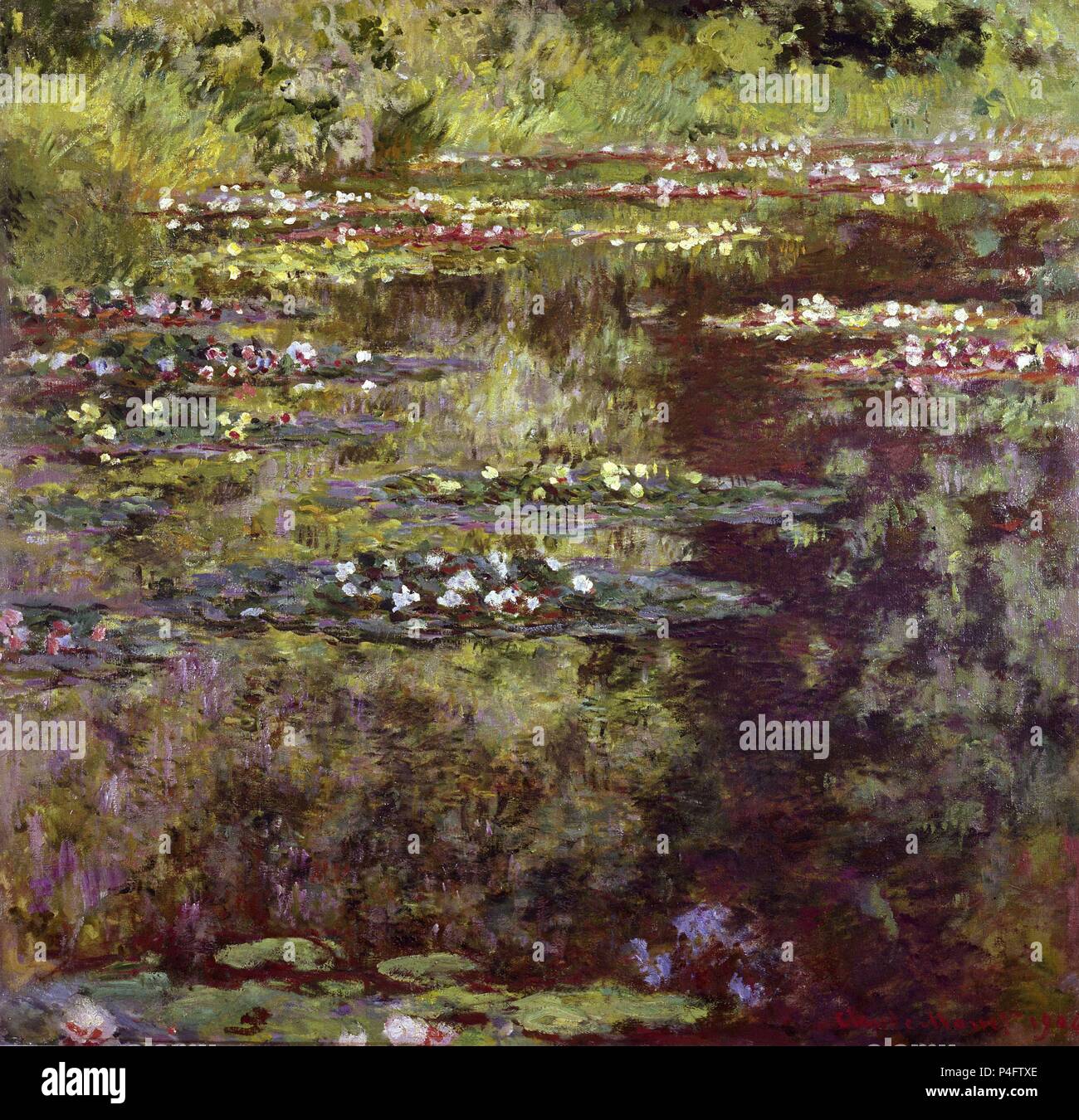 Nymphéa claude monet Banque de photographies et d’images à haute ...