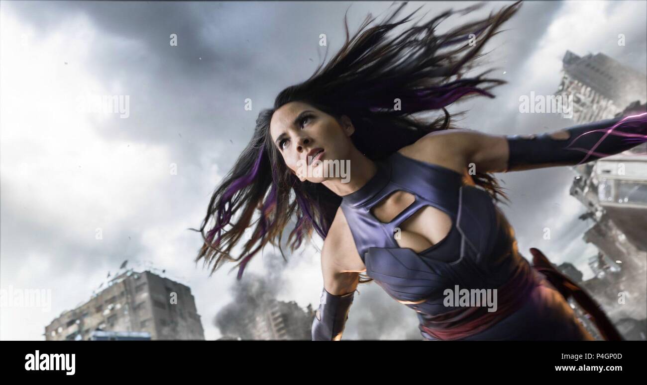 Titre original : X-Men : Apocalypse. Titre en anglais : X-Men : Apocalypse. Film Réalisateur : Bryan Singer. Année : 2016. Stars : Olivia Munn. Credit : Twentieth Century Fox/MARVEL ENTREZ/TSG ENTREZ/BAD HAT HARRY P / Album Banque D'Images