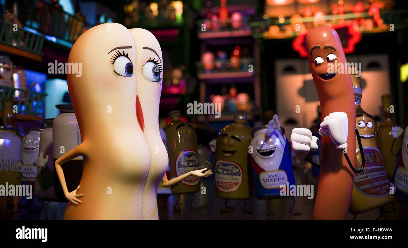 Titre original : SAUCISSE PARTIE. Titre en anglais : SAUCISSE PARTIE. Directeur de film : CONRAD VERNON ; GREG TIERNAN. Année : 2016. Credit : PIC de l'ANNAPURNA/AZOTE STUDIOS CANADA/POINT GREY PIC/SPE / Album Banque D'Images