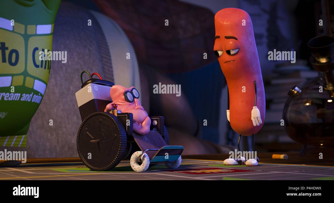 Titre original : SAUCISSE PARTIE. Titre en anglais : SAUCISSE PARTIE. Directeur de film : CONRAD VERNON ; GREG TIERNAN. Année : 2016. Credit : PIC de l'ANNAPURNA/AZOTE STUDIOS CANADA/POINT GREY PIC/SPE / Album Banque D'Images