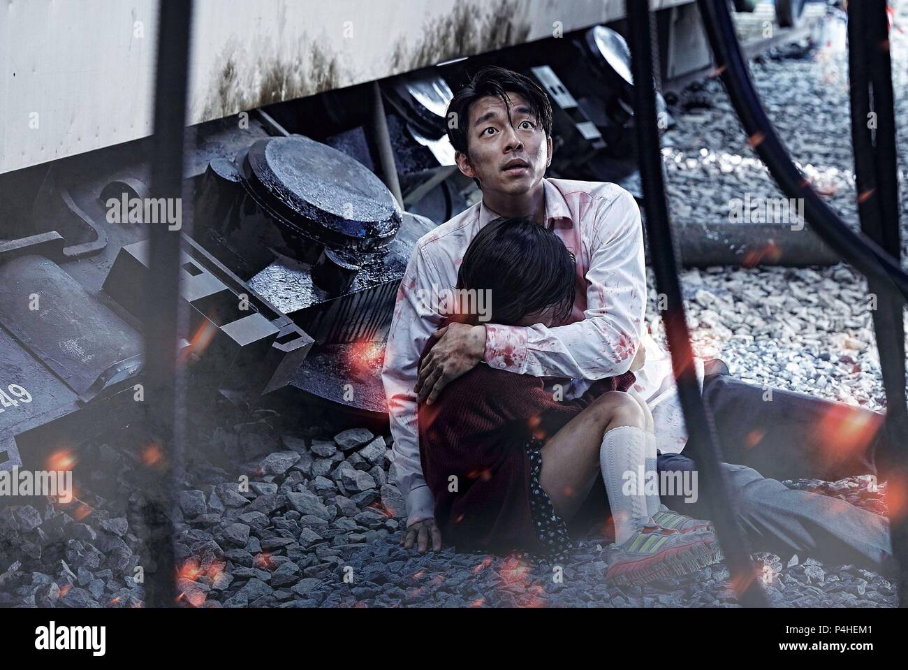 Titre original : BUSANHAENG. Titre en anglais : Train jusqu'à Busan. Directeur de film : SANG-HO YEON ; YEON SANG-HO. Année : 2016. Stars : YOO GONG ; KIM SOO-un. Credit : NEXT WORLD ENTERTAINMENT/REDPETER FILM / Album Banque D'Images