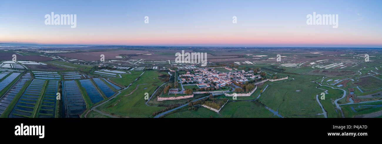 France, Saintonge Charente Maritime, Hiers Brouage Brouage, citadelle, intitulée Les Plus Beaux Villages de France (Les Plus Beaux Villages de Fran Banque D'Images