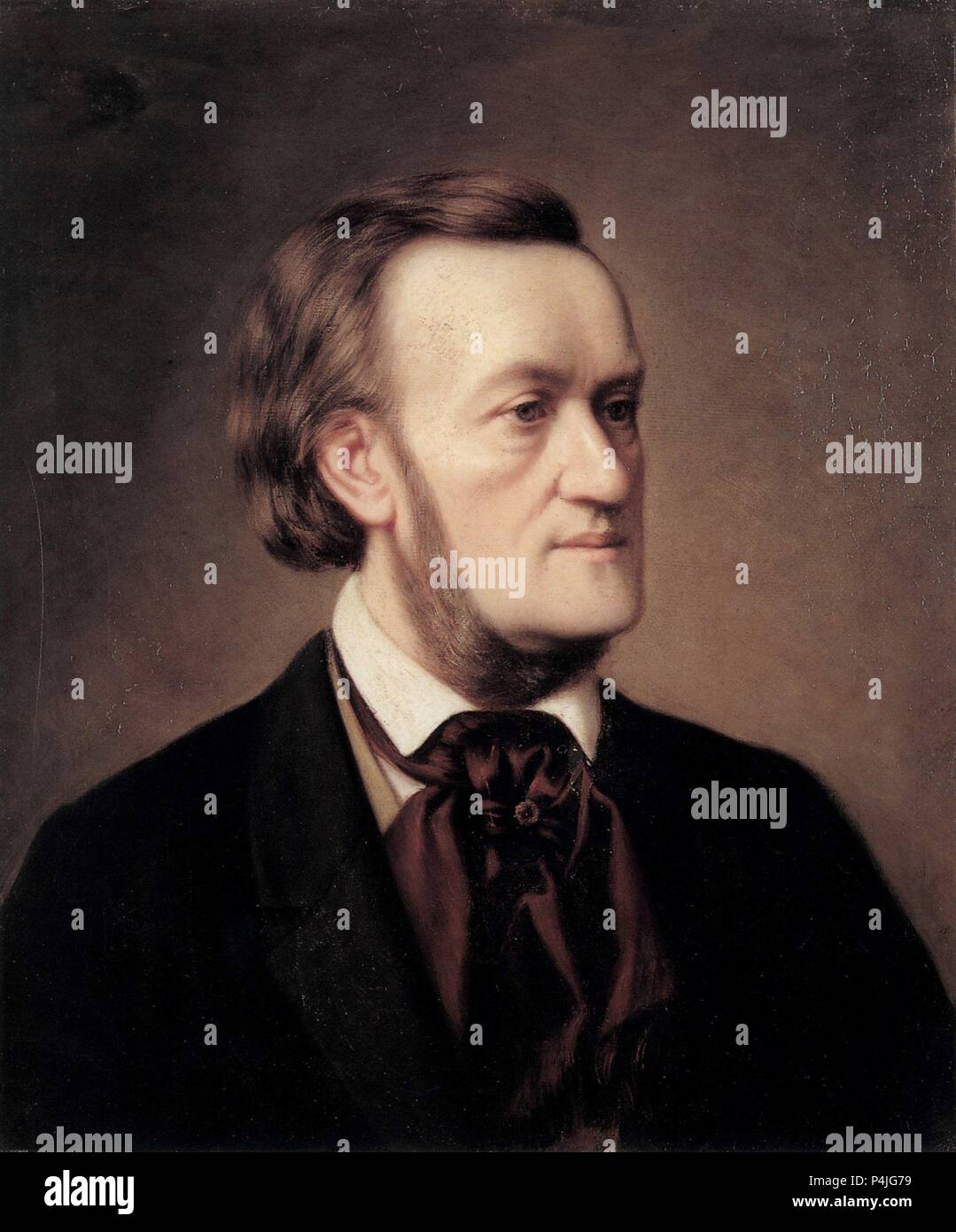 Richard Wagner. Banque D'Images