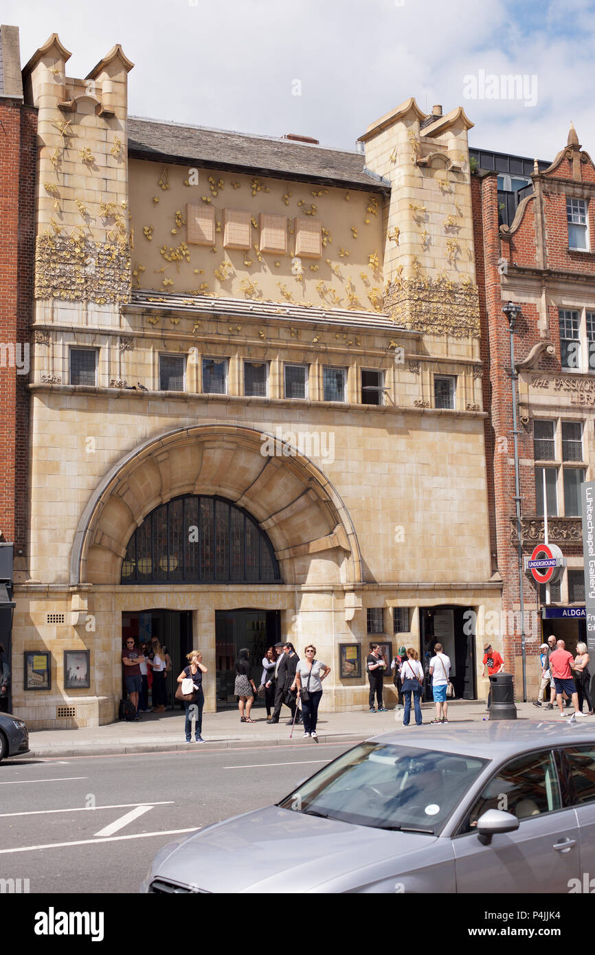 La Whitechapel Gallery sur Whitechapel High Street à Londres Banque D'Images