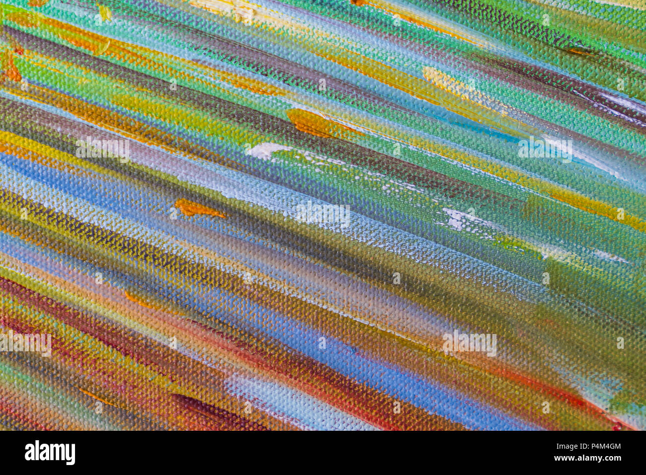 Couleur de fond peinture huile abstrait, art ligne concept. Banque D'Images