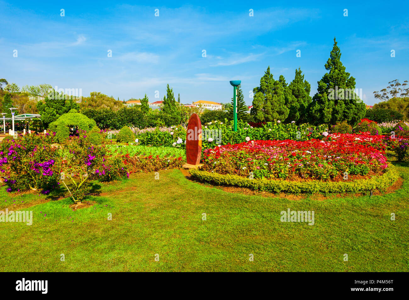 DALAT, VIETNAM - Mars 13, 2018 : Dalat Flower Garden Park à Da Lat ville au Vietnam Banque D'Images