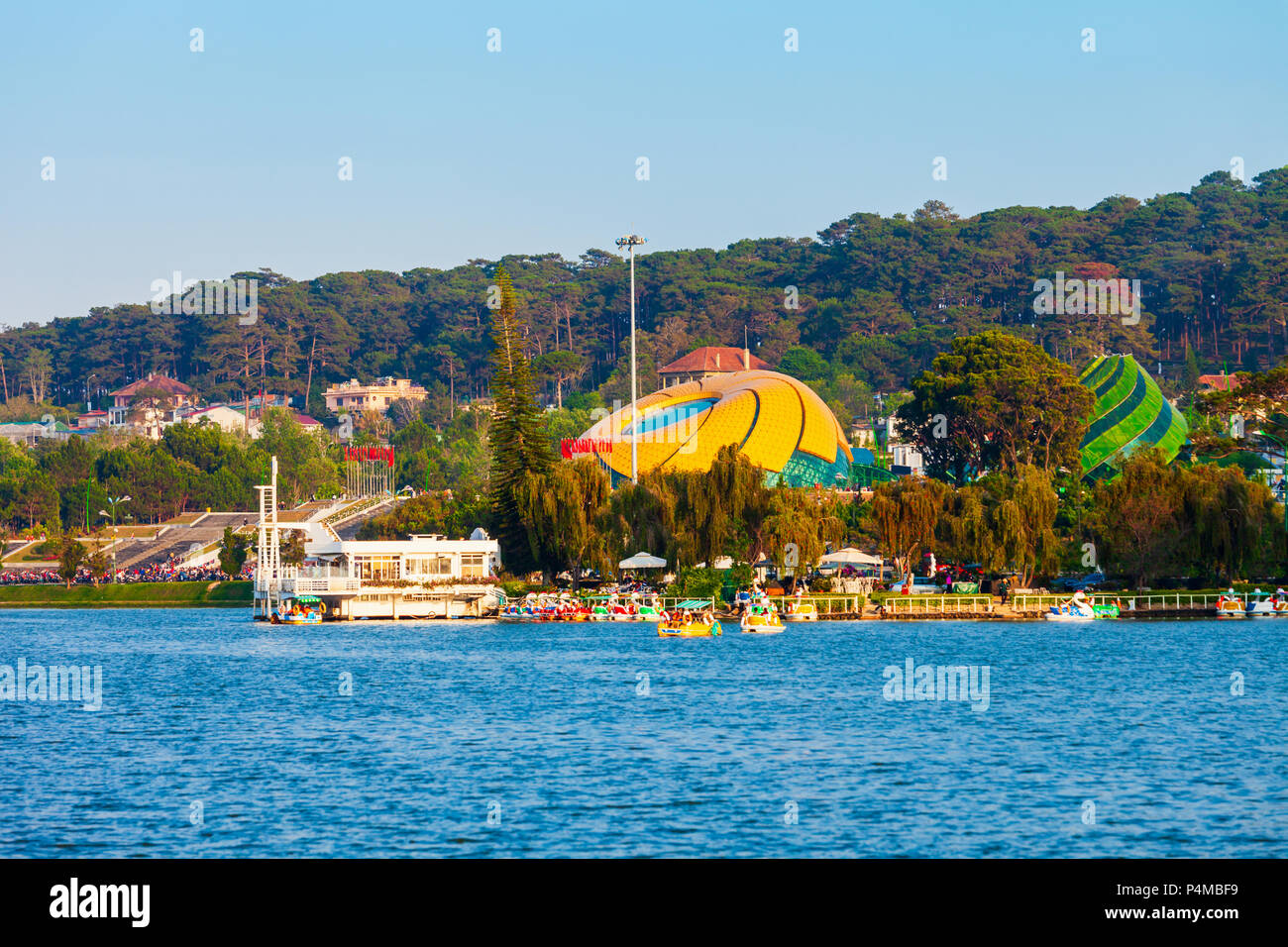 Lac Xuan Huong à Dalat city au Vietnam Banque D'Images