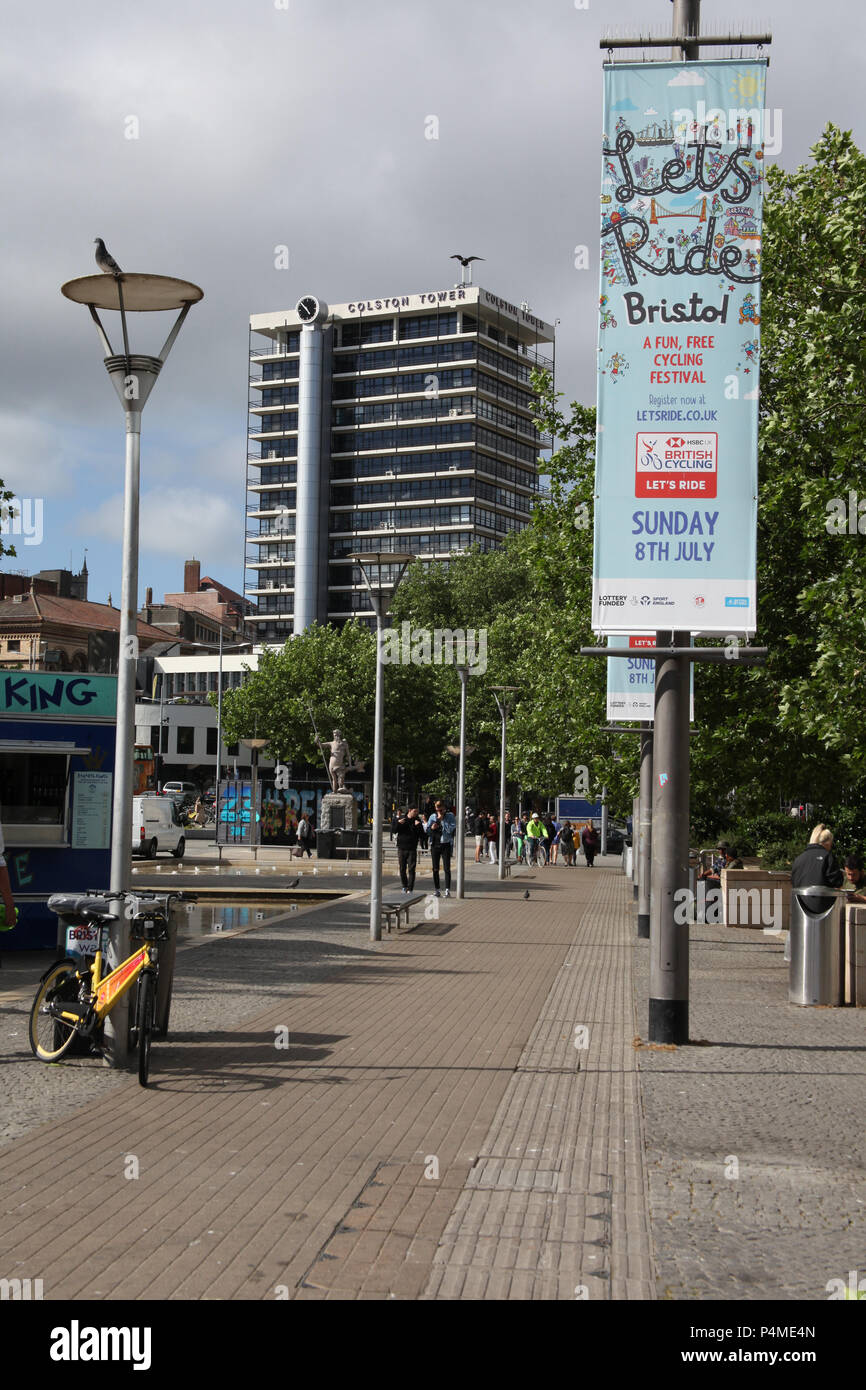 Large Quay, Bristol, Angleterre Banque D'Images