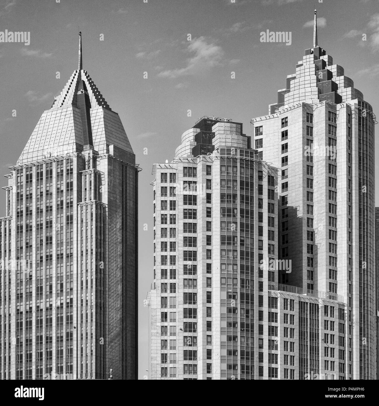 Centre-ville, la Ville d'Abu Dhabi, l'Émirat d'Abu Dhabi, le golfe Persique, les Émirats arabes unis, ÉMIRATS ARABES UNIS, au Moyen-Orient Banque D'Images