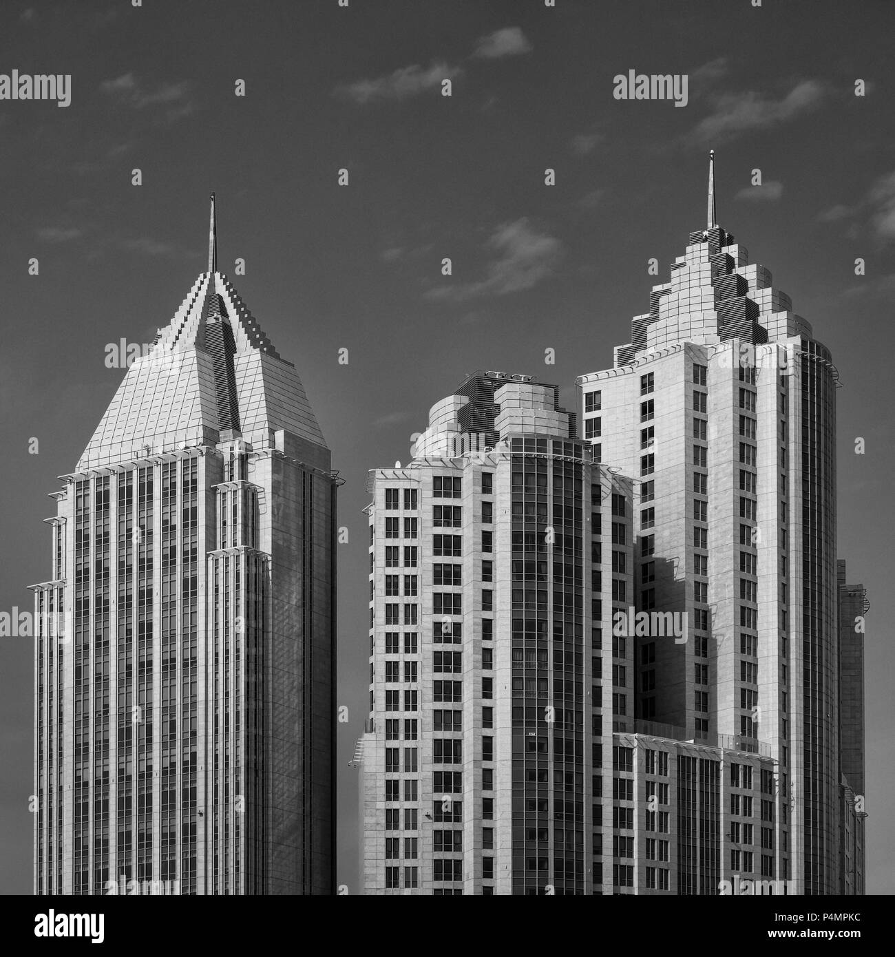 Centre-ville, la Ville d'Abu Dhabi, l'Émirat d'Abu Dhabi, le golfe Persique, les Émirats arabes unis, ÉMIRATS ARABES UNIS, au Moyen-Orient Banque D'Images