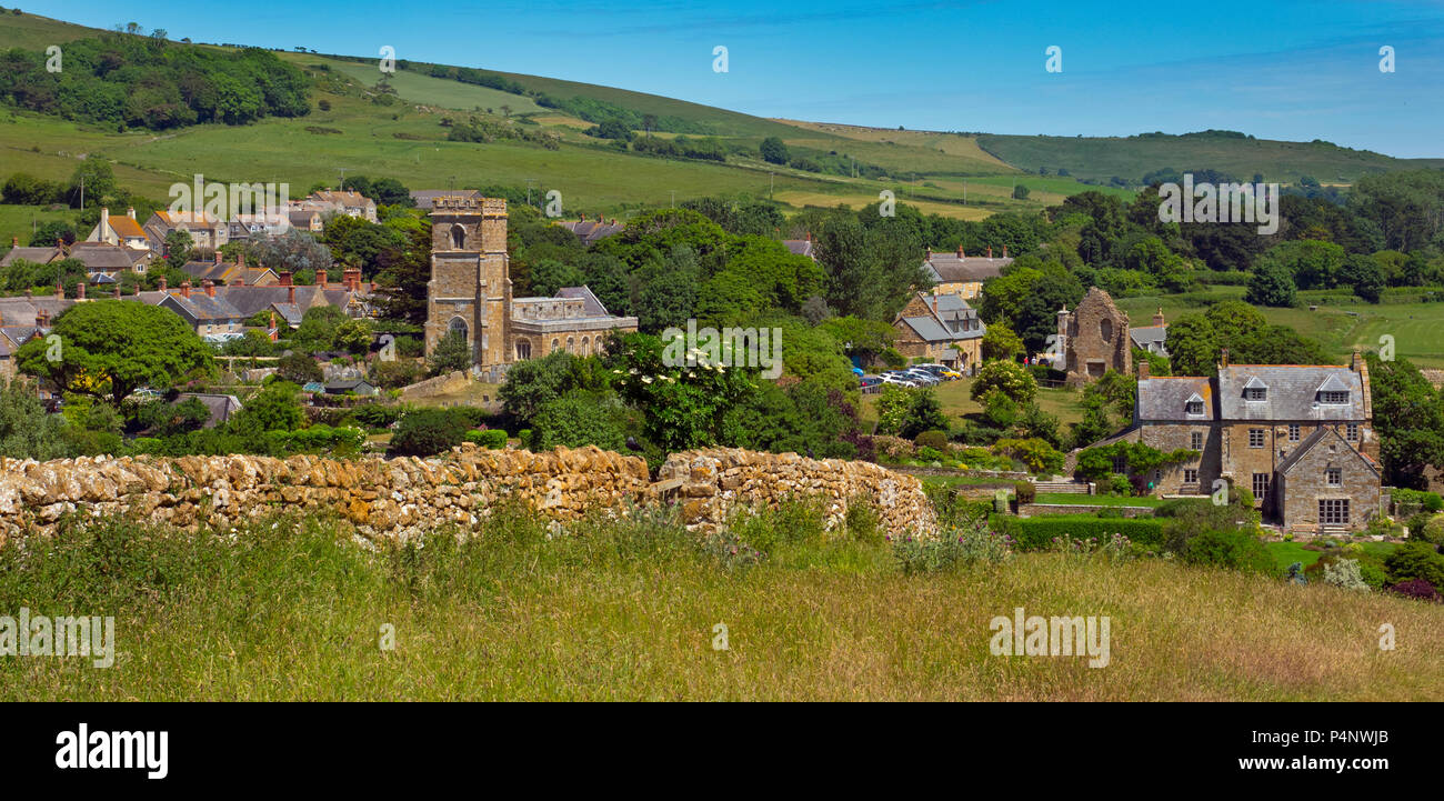 Abbotsbury, village west Dorset de l'été Banque D'Images
