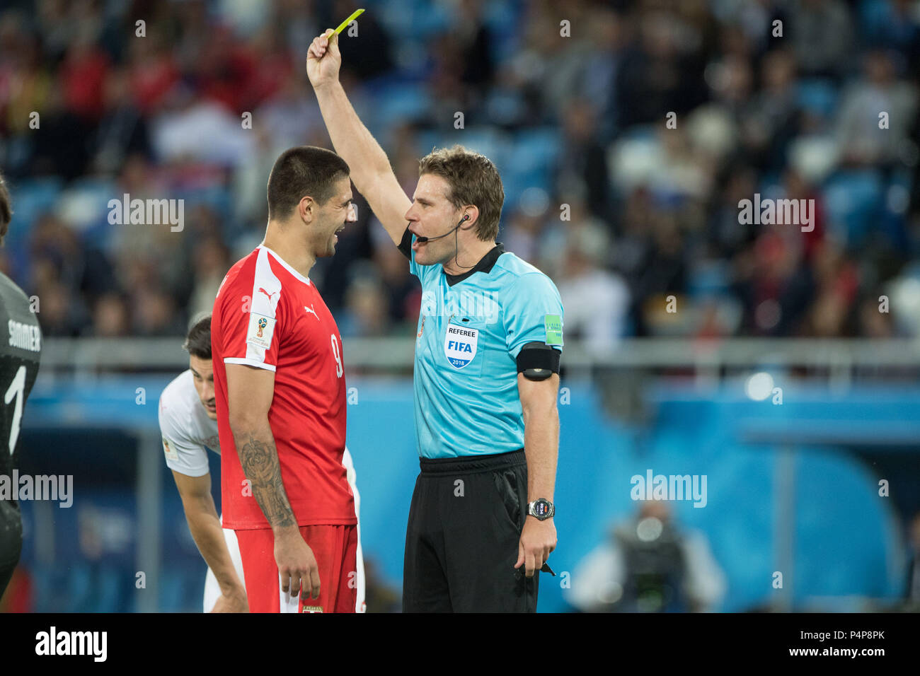 Kaliningrad Russie 23 Juin 2018 Aleksandar Mitrovic