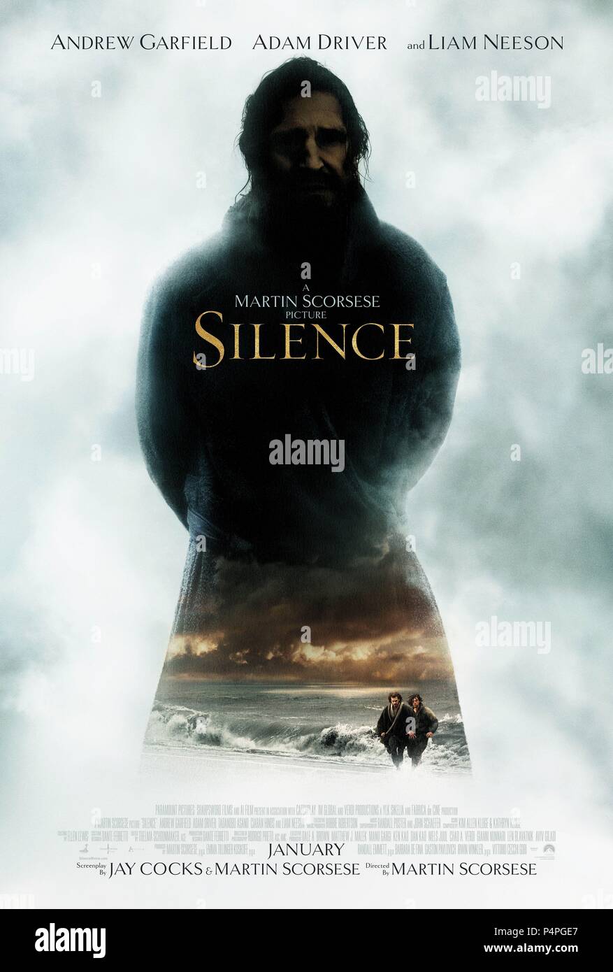 Titre original : SILENCE. Titre en anglais : SILENCE. Directeur : MARTIN SCORSESE Film. Année : 2016. Credit : Ai-FILM/CAPPA DEFINA PROD/CACCHI GORI PHOTOS/FABRICA DE CI / Album Banque D'Images