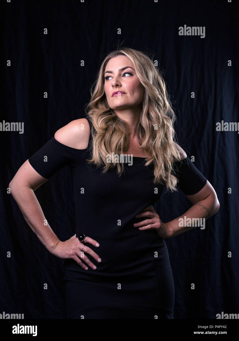 Titre original : Twin Peaks. Titre en anglais : Twin Peaks. Directeur : David Lynch Film ; MARK FROST. Année : 2017. Stars : Madchen Amick. Credit : SHOWTIME NETWORKS / Album Banque D'Images