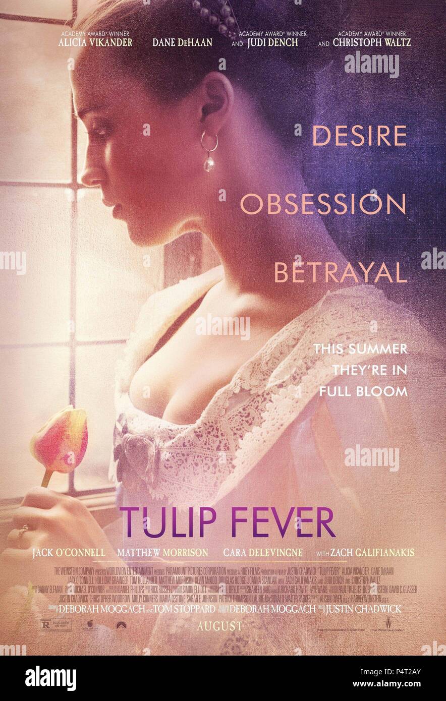 Titre original : Tulip Fever. Titre en anglais : Tulip Fever. Directeur de film : Justin Chadwick. Année : 2017. Credit : RUBY FILMS / Album Banque D'Images