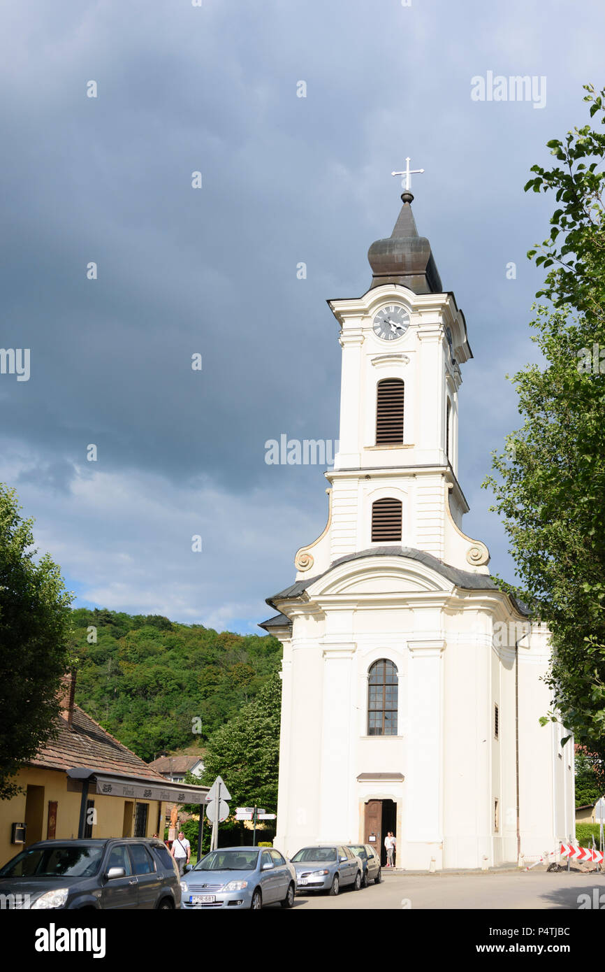 Visegrad (Plintenburg) : église en Hongrie, Pest, Courbe du Danube (Dunakanyar) Banque D'Images