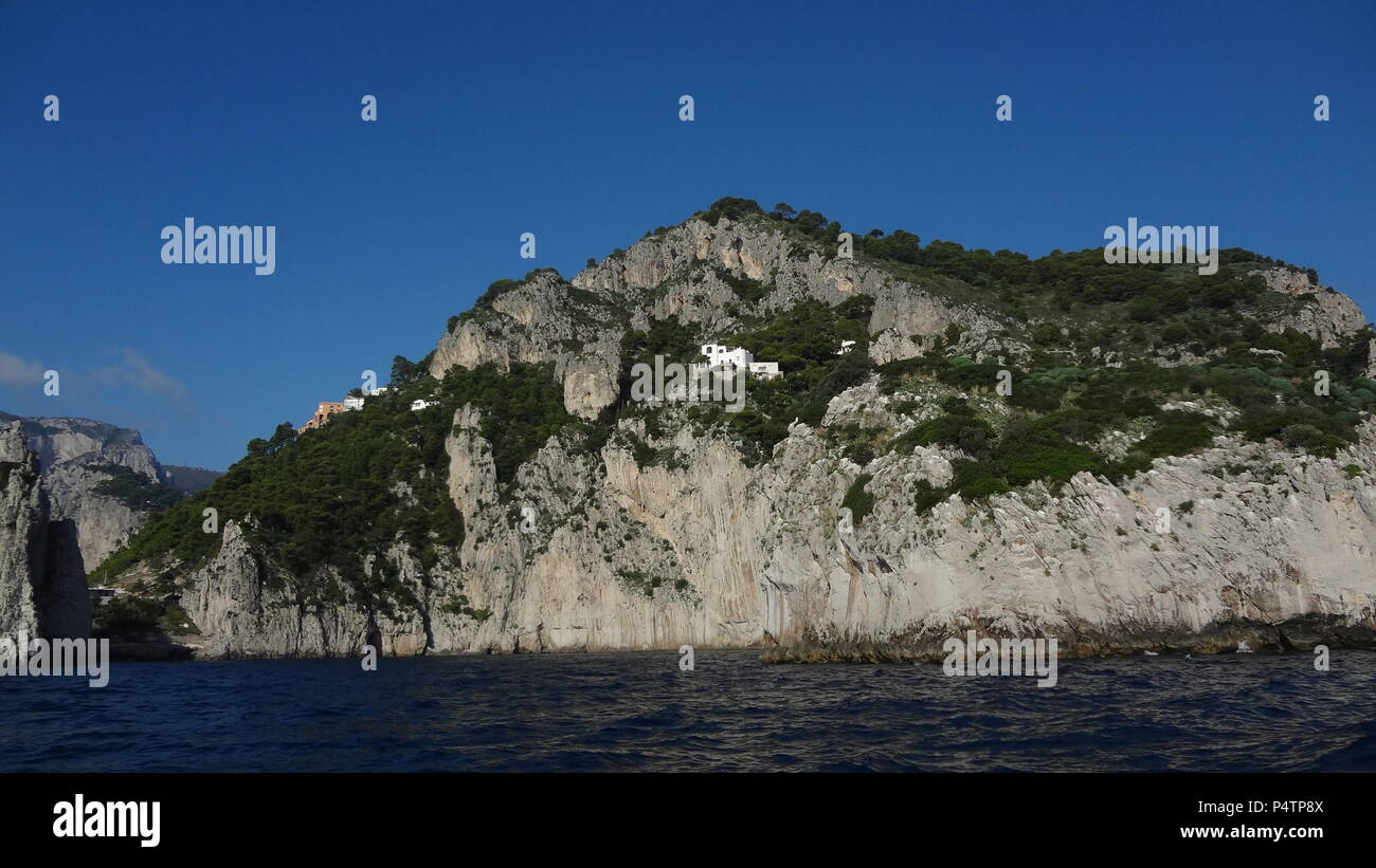 Des scènes de l'île italienne de Capri Banque D'Images