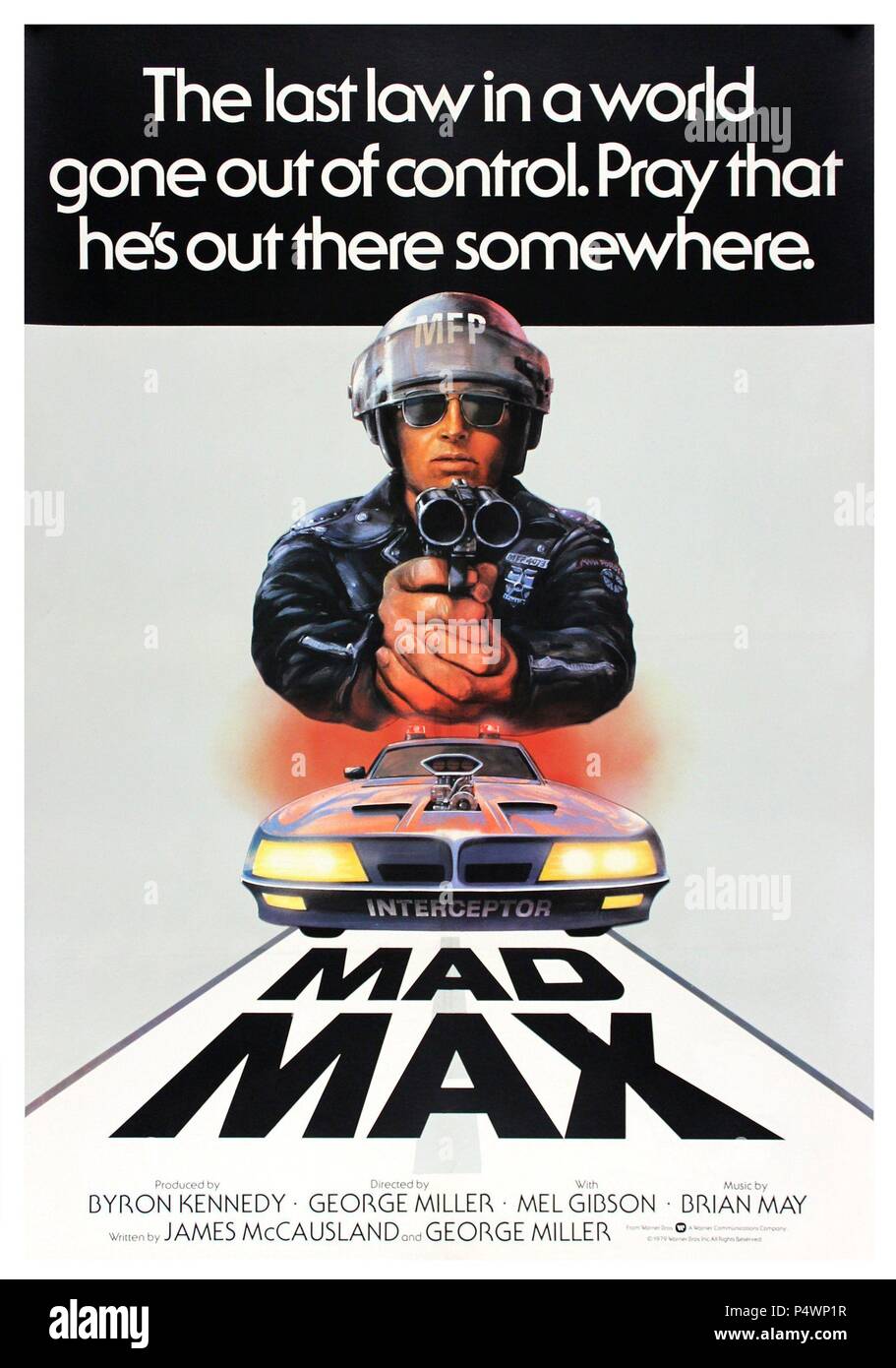 Titre original : MAD MAX. Titre en anglais : MAD MAX. Film Réalisateur : GEORGE MILLER. Année : 1979. Credit : AIP/FILMWAYS / Album Banque D'Images