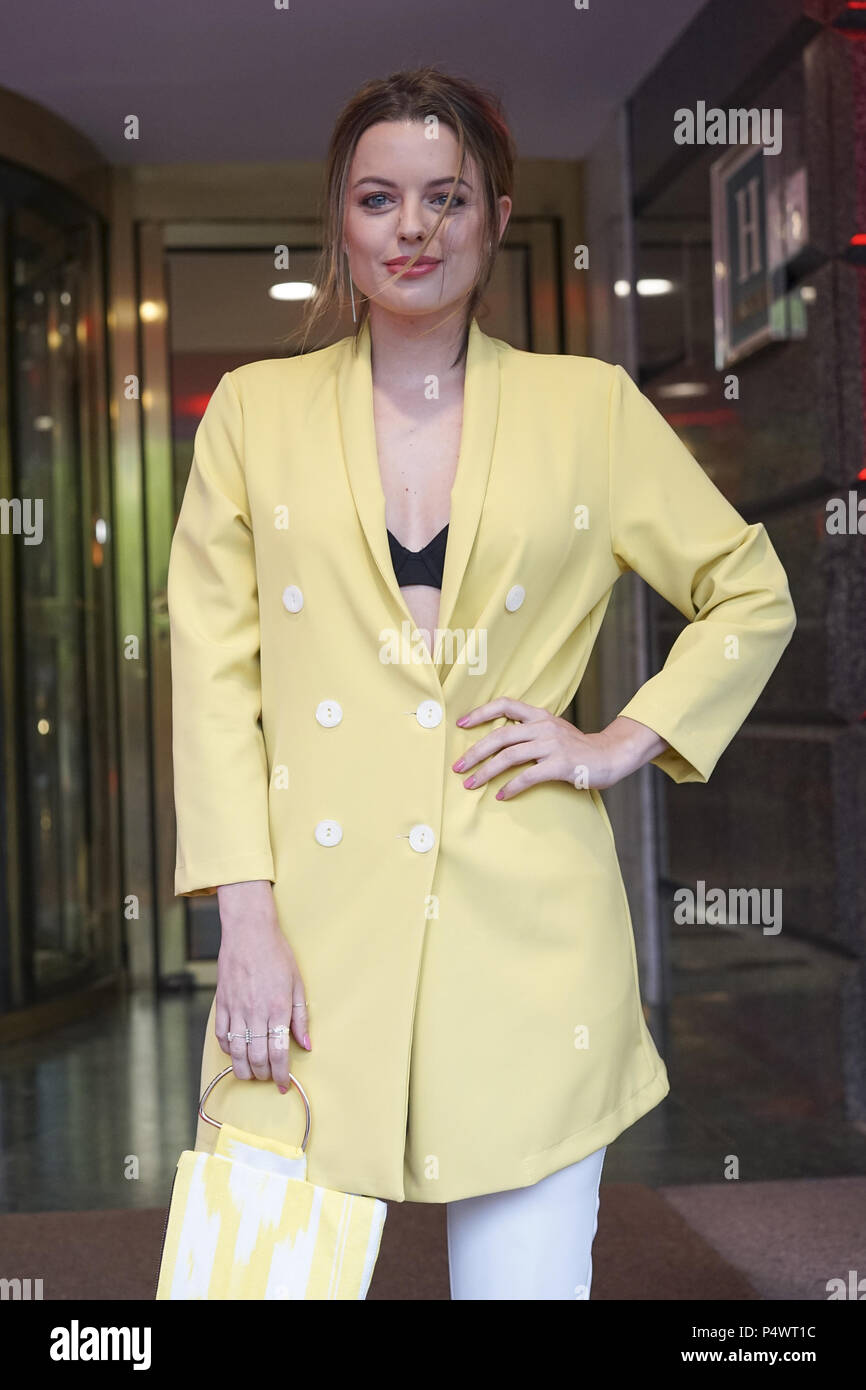 El Jardin del Miguel Angel et Instyle Beauty Night party à Miguel Angel Hotel- l'extérieur des arrivées avec : Adriana Torrebejano Où : Madrid, Espagne Quand : 22 mai 2018 Credit : Oscar Gonzalez/WENN.com Banque D'Images