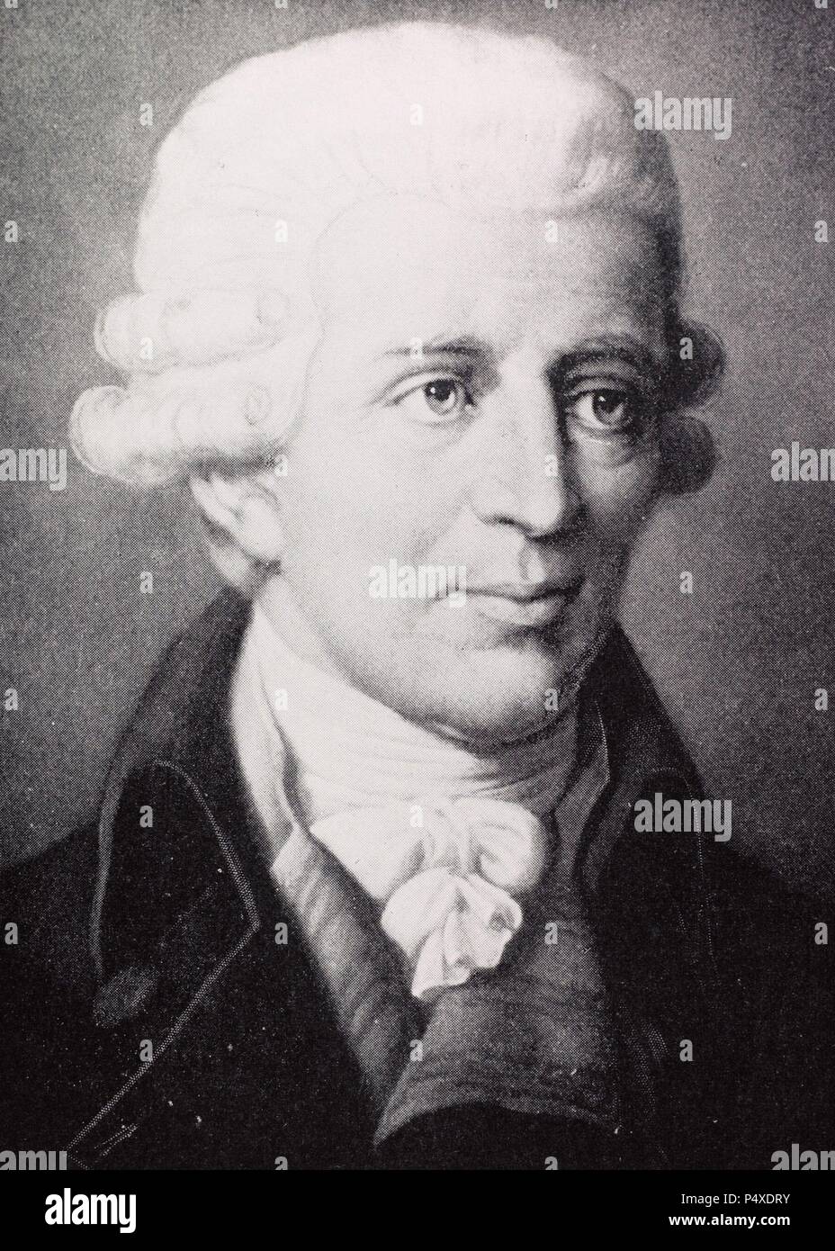 Franz Josef Haydn (1732-1809). Banque D'Images