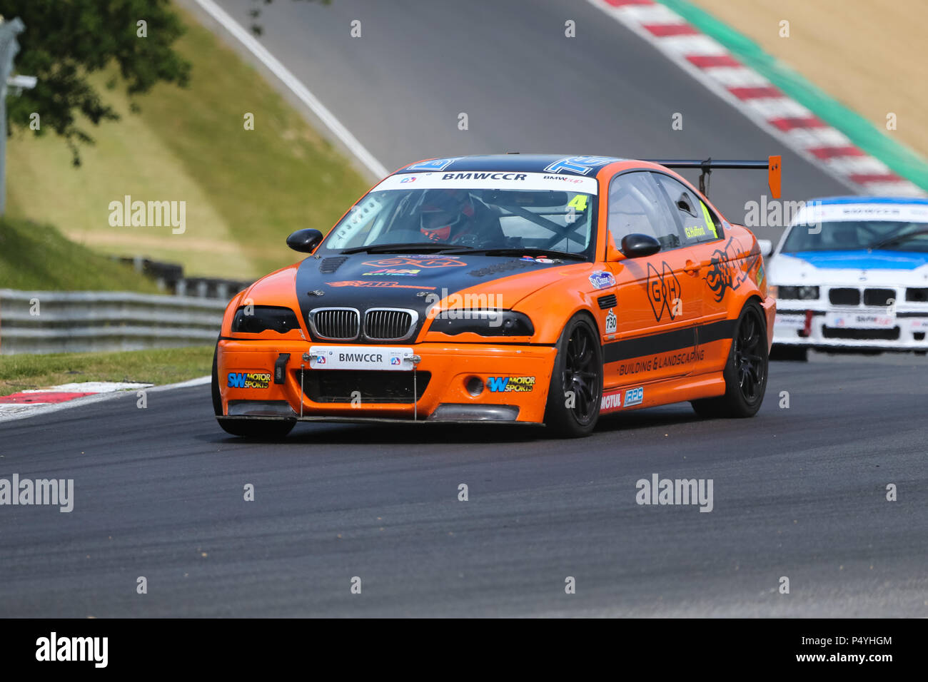 Brands Hatch, UK. 23 juin 2018. Gary Hufford sur son chemin vers la victoire dans sa BMW E46 M3 à Brands Hatch Crédit : Andrew Beck/Alamy Live News Banque D'Images