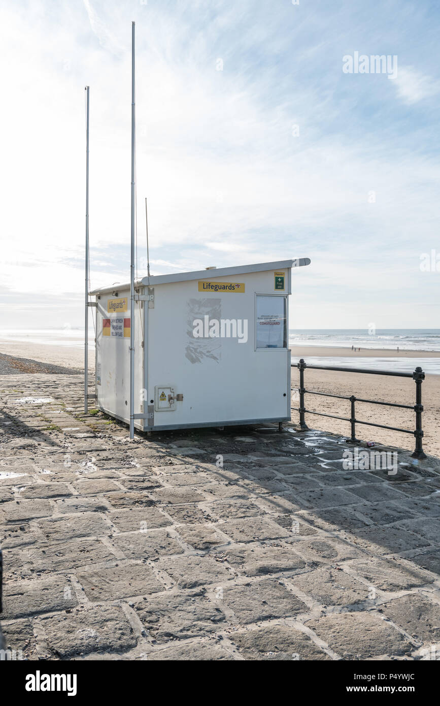 Lifeguard station Banque D'Images