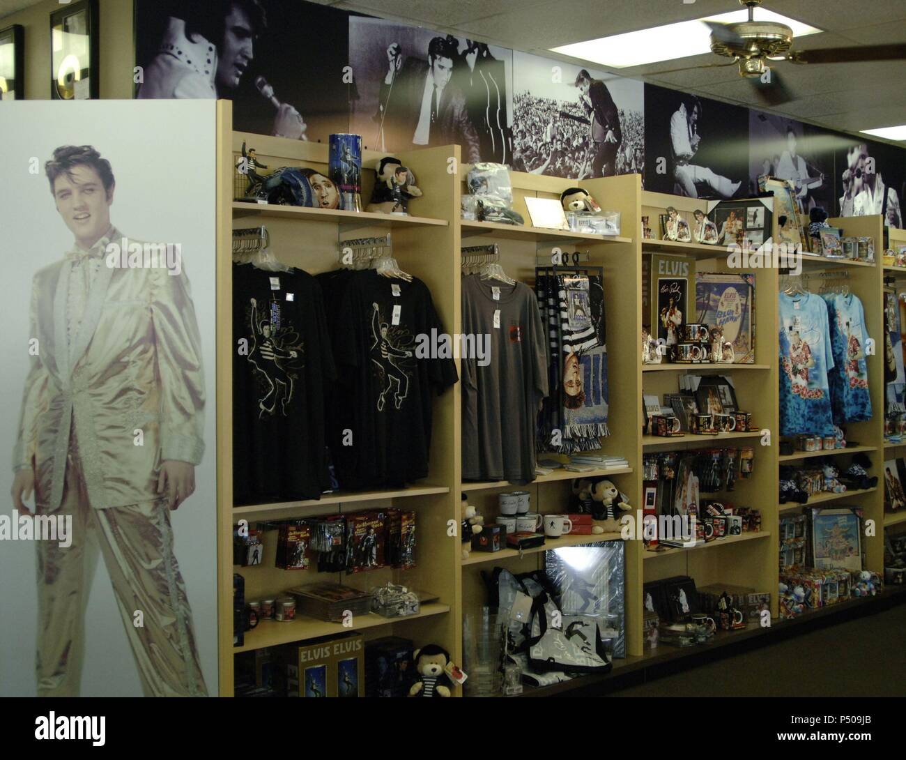Interior Of The House Of Elvis Presley Banque d&#39;image et photos - Alamy
