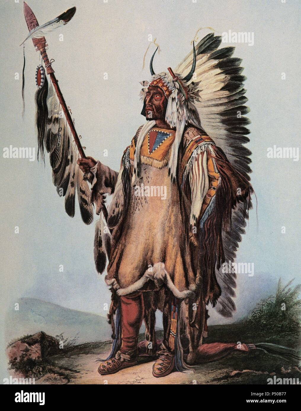 INDIOS DE AMERICA del Norte. 'INDIOS DE LAS LLANURAS'. Habitantes del