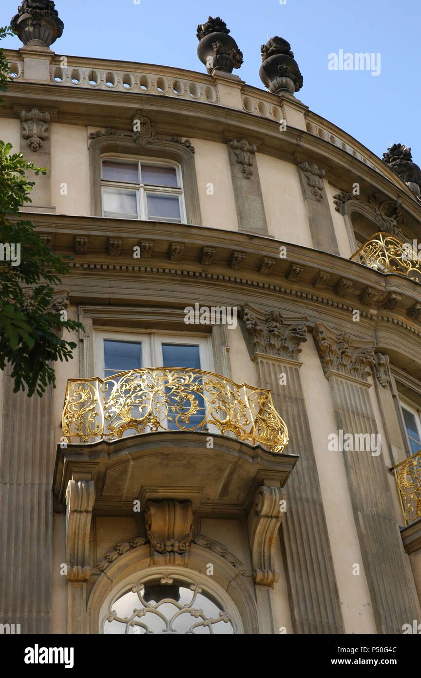 MUSEO PALACIO EPHRAIM (1762-1765). Style rococó. S. XVIII. Construído por el arquitecto allemand Friedrich Wilhelm Diterichs (1702-1782) por orden de Veitel Heine Ephraim, banquero joyero judío y de la corte de Federico el Grande de prusia. Reconstruído en el S. XX, fue convertido en musée. Berlín. Alemania. Banque D'Images