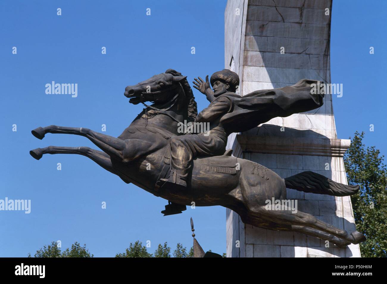 MEHMET III (1429-1481), Istanbul, appelé Fatih (Conquérant). Le turc Sultan ottoman (1451-1481). Memorial. Istanbul. La Turquie. Banque D'Images