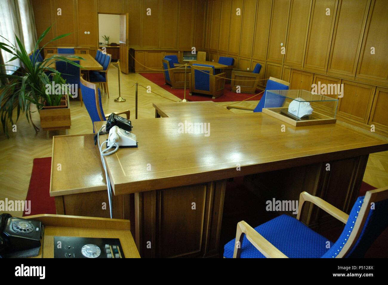 L'Allemagne. Berlin. Le ministère de la sécurité de l'État ou de la Stasi. Office de Tourisme d'Erich Mielke. Musée de la Stasi. Banque D'Images