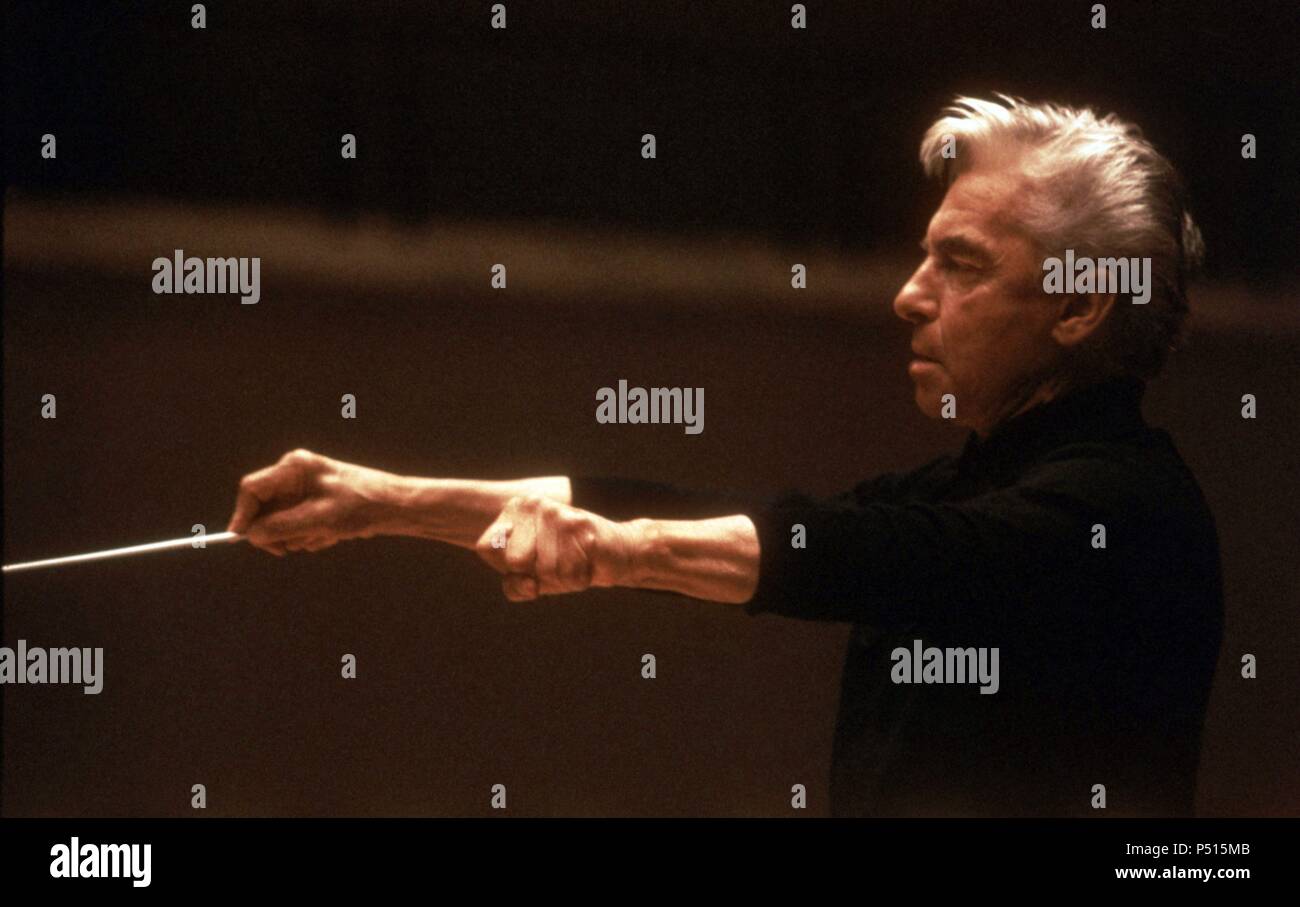 Herbert von Karajan. Banque D'Images