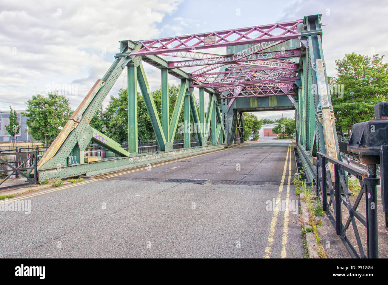 Quatre ponts Heswall Wirral Banque D'Images