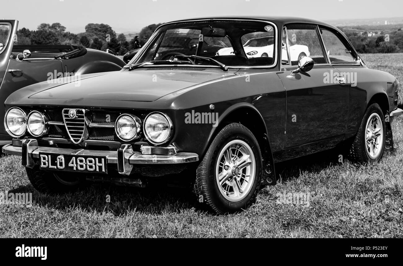 Un vintage Alfa Romeo voiture de sport. Banque D'Images
