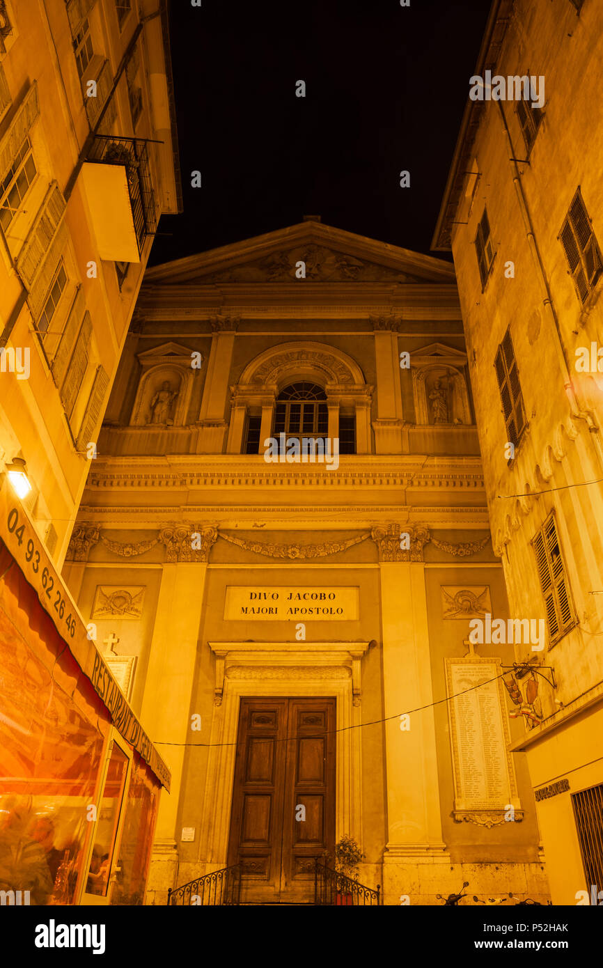 La France, Nice Ville, Église de Saint Jacques le Majeur ou l'église de
