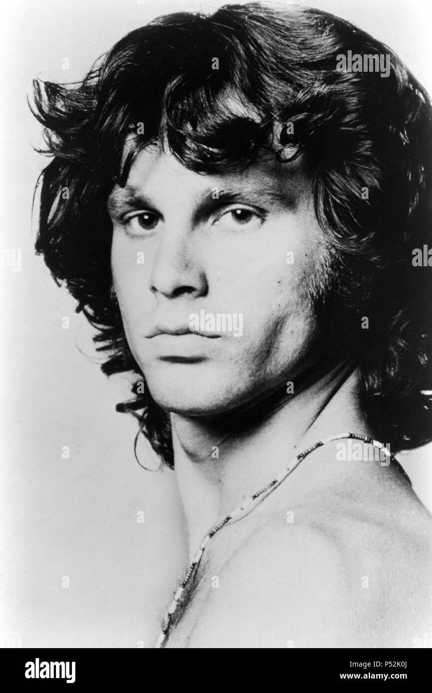 Le chanteur américain Jim Morrison, mieux connu comme le chanteur et parolier du groupe de rock les portes. Banque D'Images