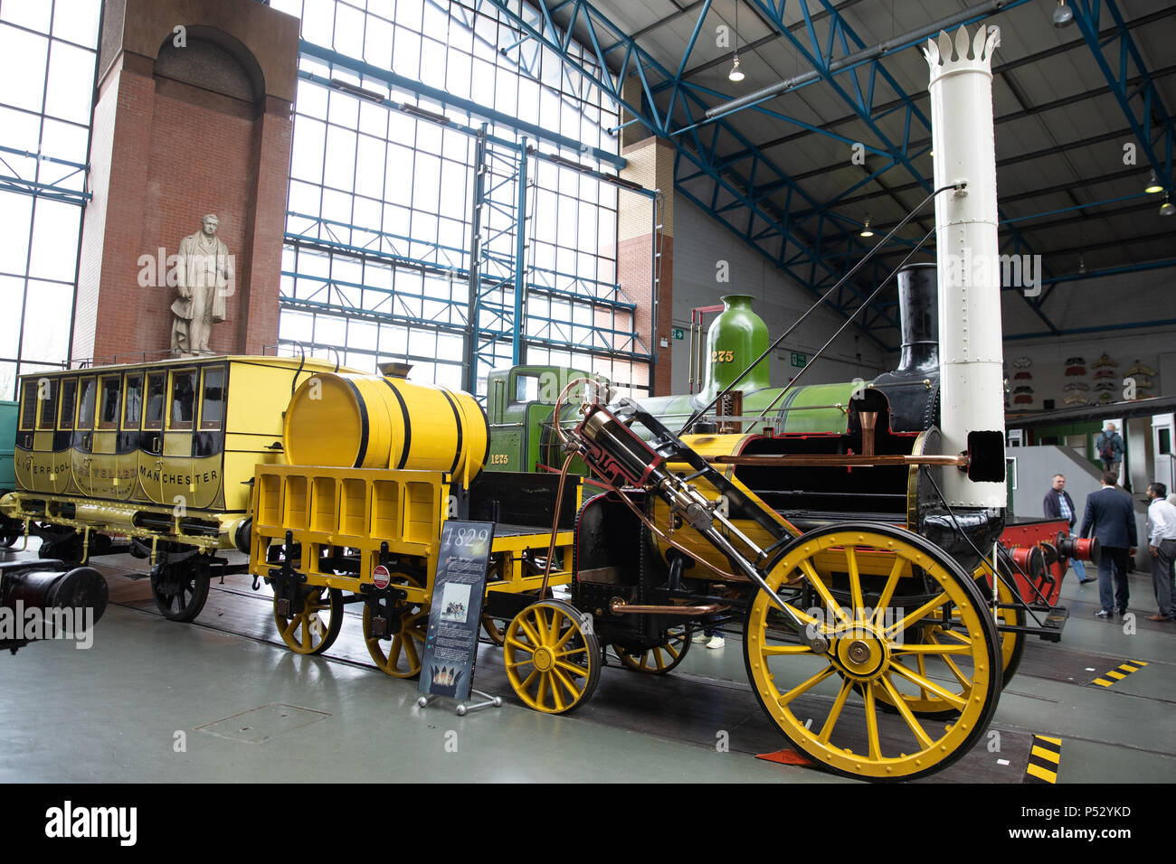 Le National Railway Museum, York, Angleterre Banque D'Images