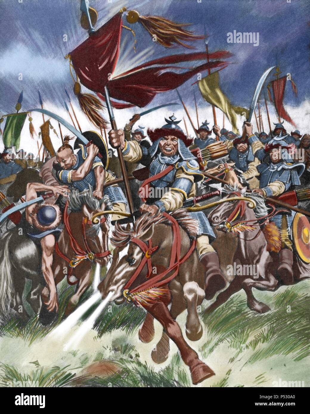Attila (395453), également connu sous le nom de Attila le Hun. Chef des Huns de 434 jusqu