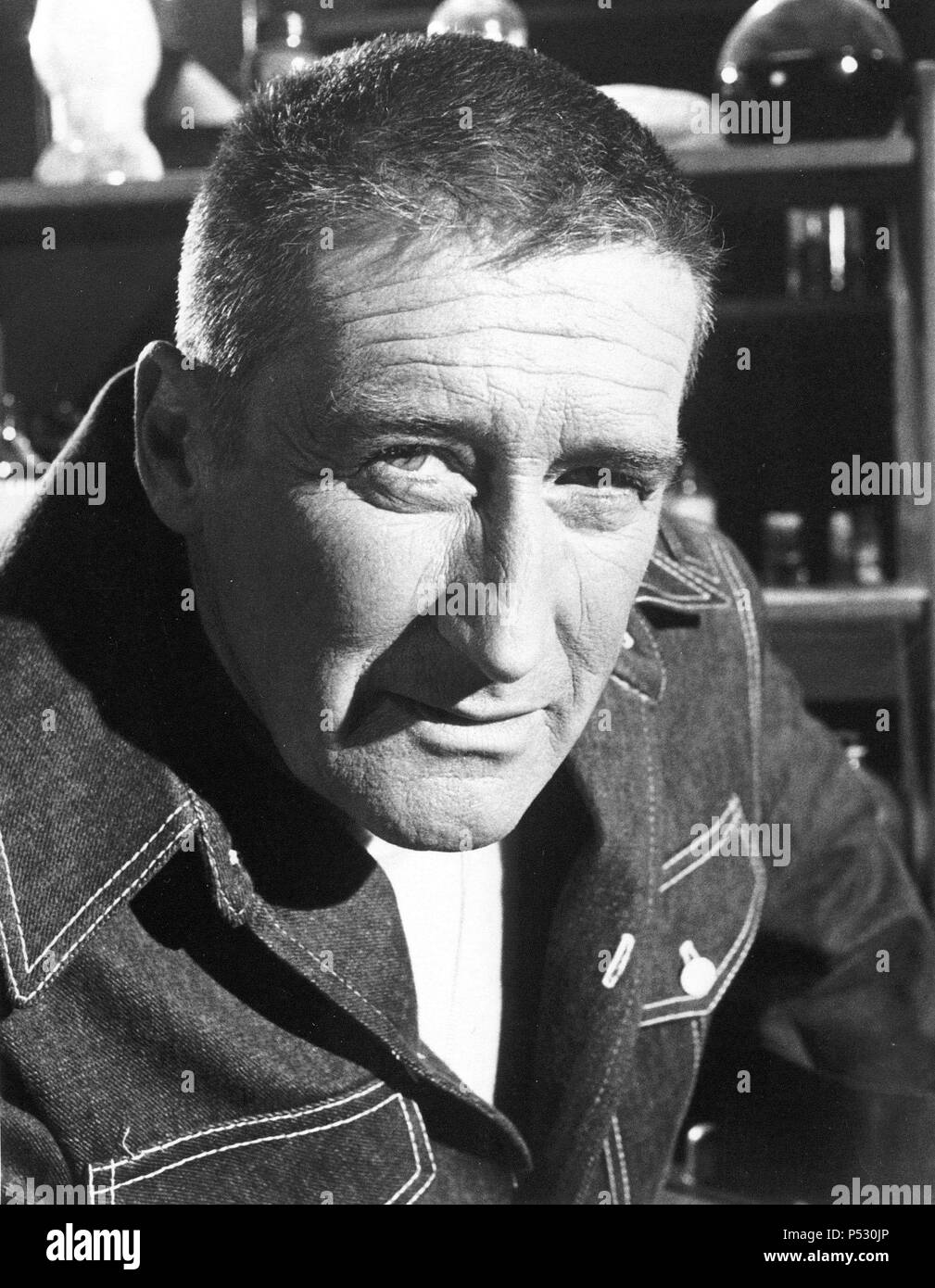 Mickey Spillane, auteur américain de romans policiers. Banque D'Images