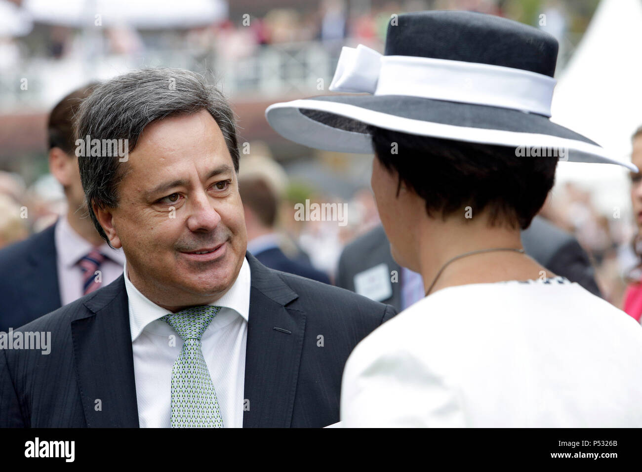 Iffezheim, Bade-Wurtemberg, Allemagne - Markus Jooste, Manager et ancien PDG de Steinhoff International Holdings Banque D'Images