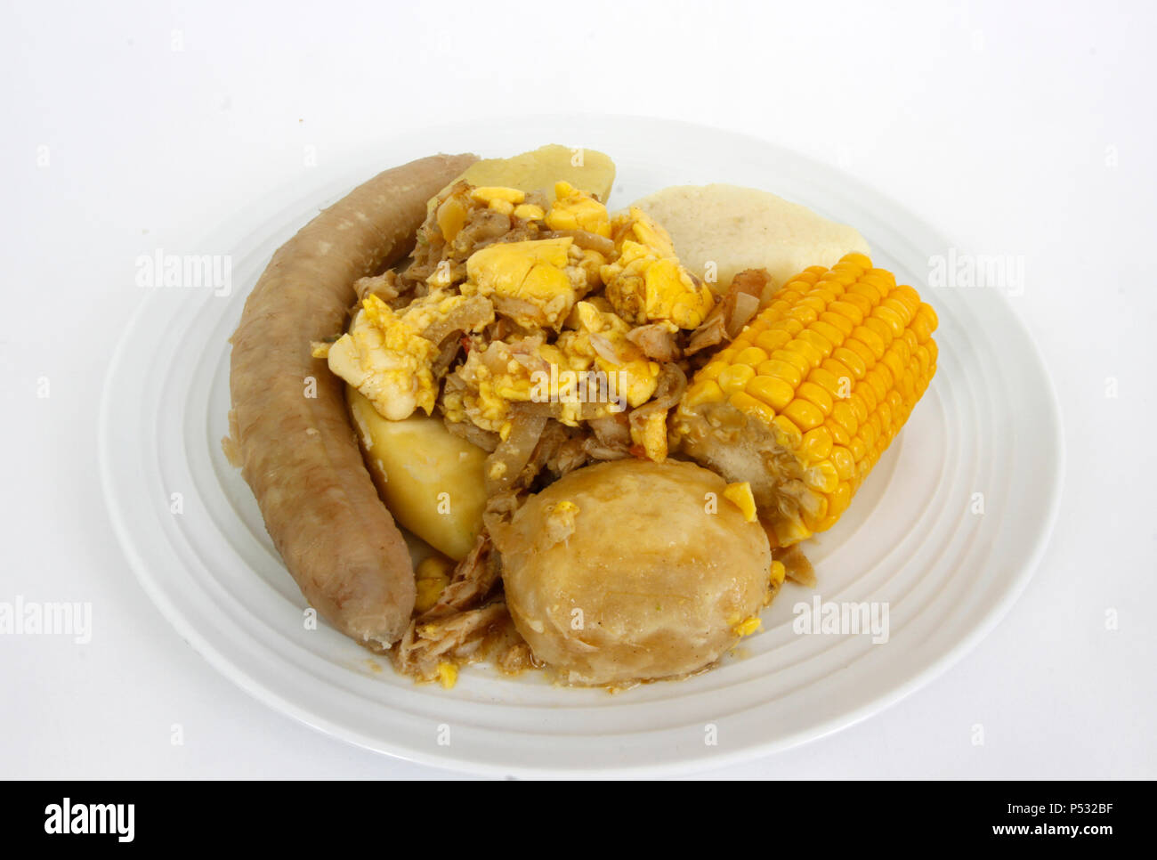 Cuisine traditionnel des Caraïbes Banque D'Images