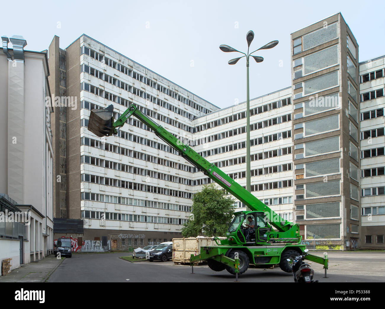 La Chambre des statistiques dans la Otto-Braun-Straße à Berlin-Mitte Banque D'Images