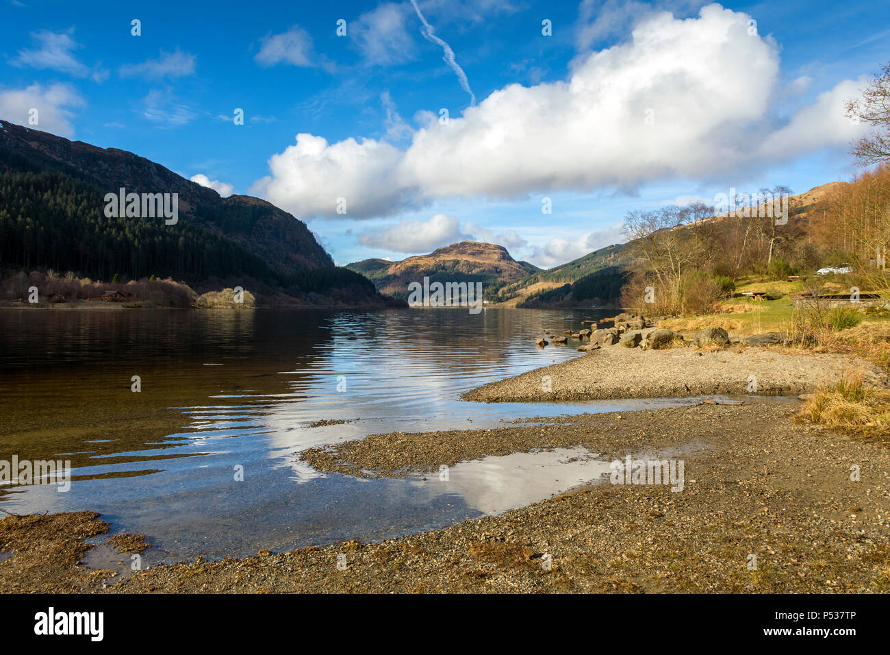 Beinn an t-Sidhein du Loch Lubnaig, dans le Loch Lomond et les Trossachs National Park, région des Highlands, Ecosse, Royaume-Uni Banque D'Images