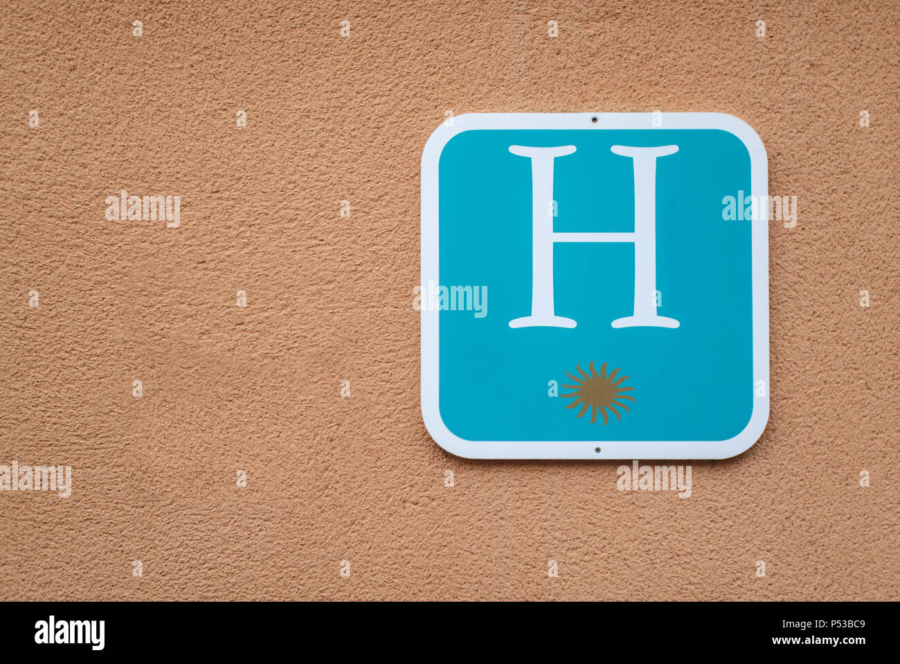 1 star hotel sign Banque D'Images