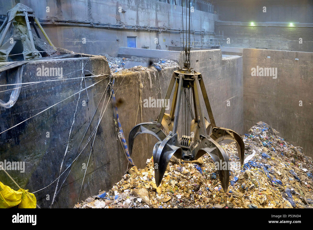 L'Allemagne, usine d'incinération des déchets Oberhausen Banque D'Images