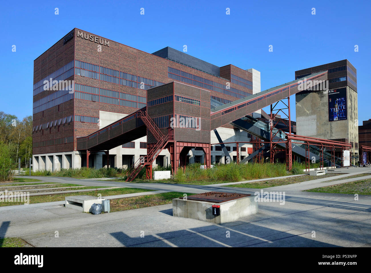 Allemagne, Patrimoine Mondial Culturel Zeche Zollverein Banque D'Images