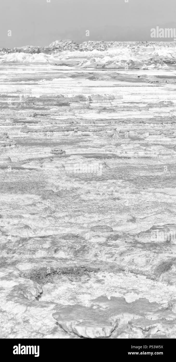 Dans l'Afrique de l'Éthiopie de danakil dépression volcanique de dallol Banque D'Images