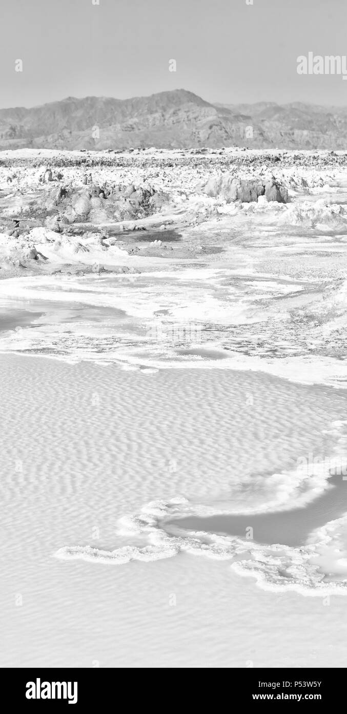 Dans l'Afrique de l'Éthiopie de danakil dépression volcanique de dallol Banque D'Images